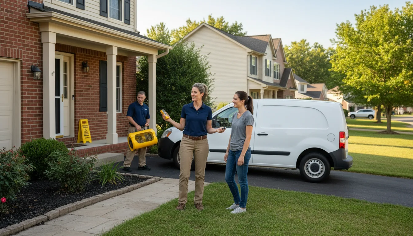 Water restoration image for Water Damage & Restoration Services in Elgin, OK